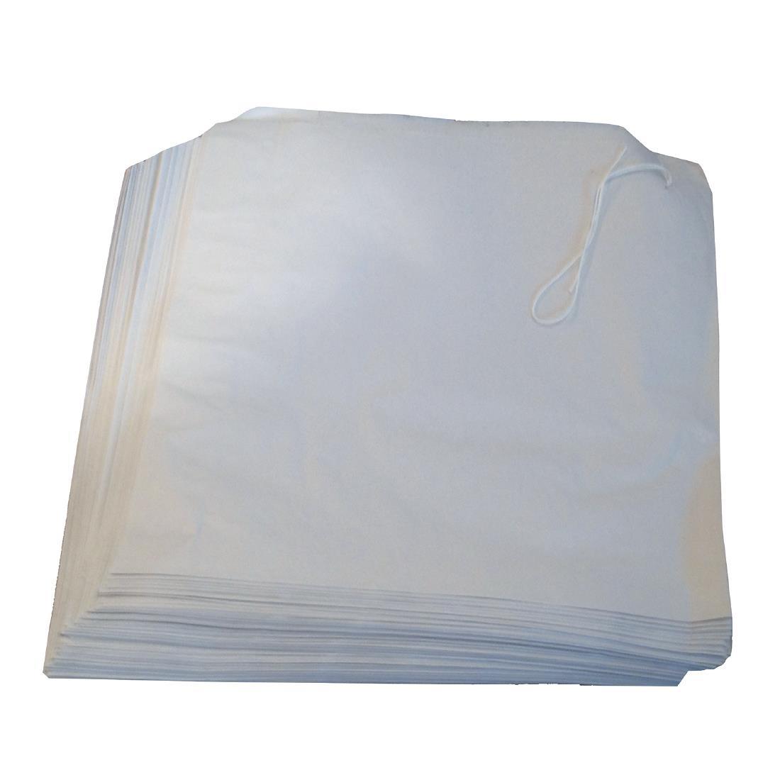 Strung White Paper Counter Bags (Pack of 1000) - GH035  - 1