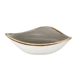 Churchill Stonecast Triangle Bowl Grey 153mm (Pack of 12) - CY963  - 1