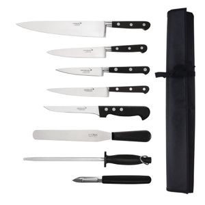 Deglon Sabatier 8 Piece Chef Knife Set - S004  - 1