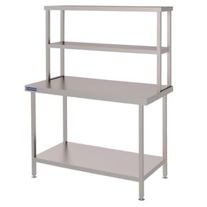 Holmes Stainless Steel Wall Table Welded with Double Gantry 900mm - FC452  - 1