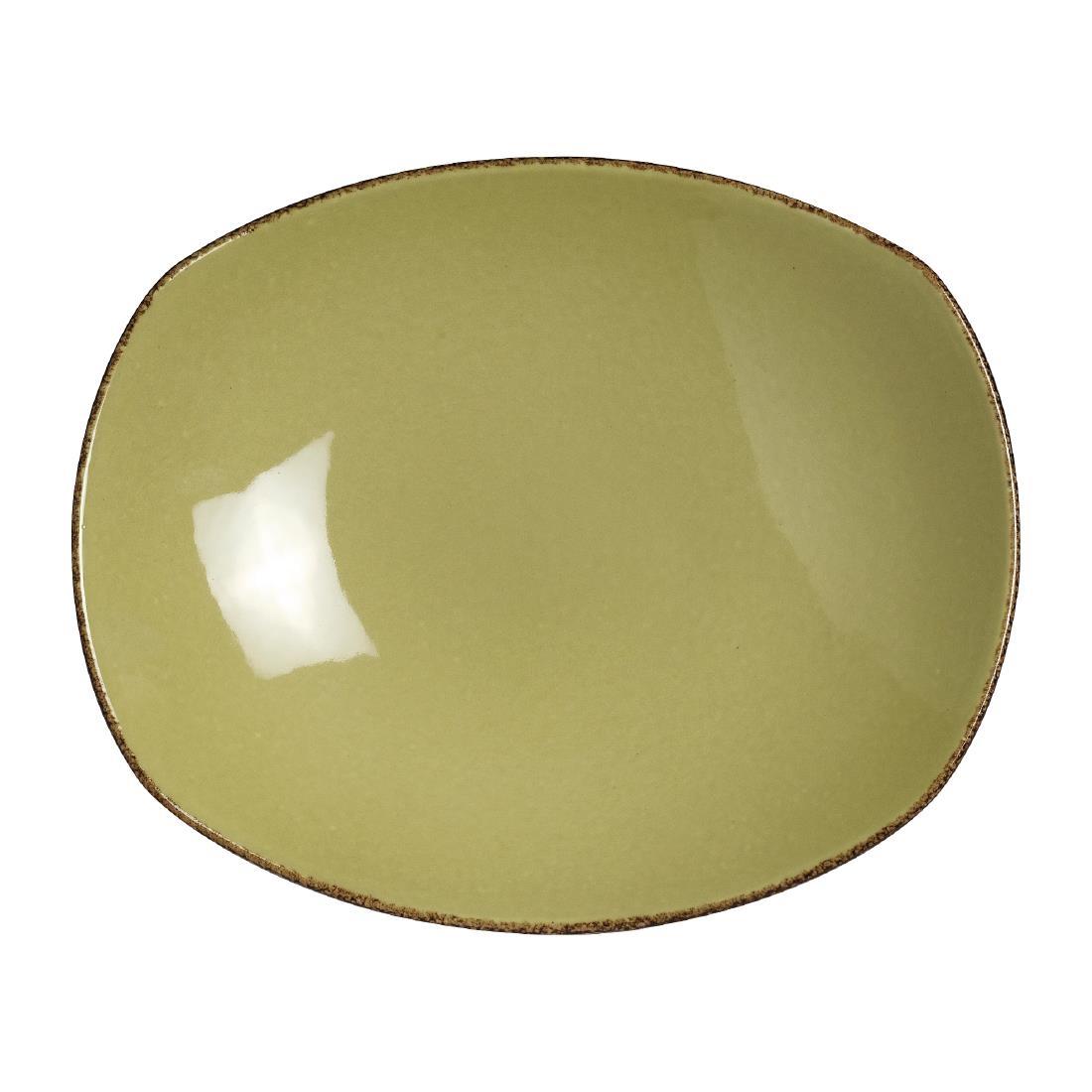 Steelite Terramesa Olive Zest Platters 255mm (Pack of 12) - V7167  - 1