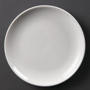 Olympia Whiteware Coupe Plates 200mm (Pack of 12) - U077  - 1
