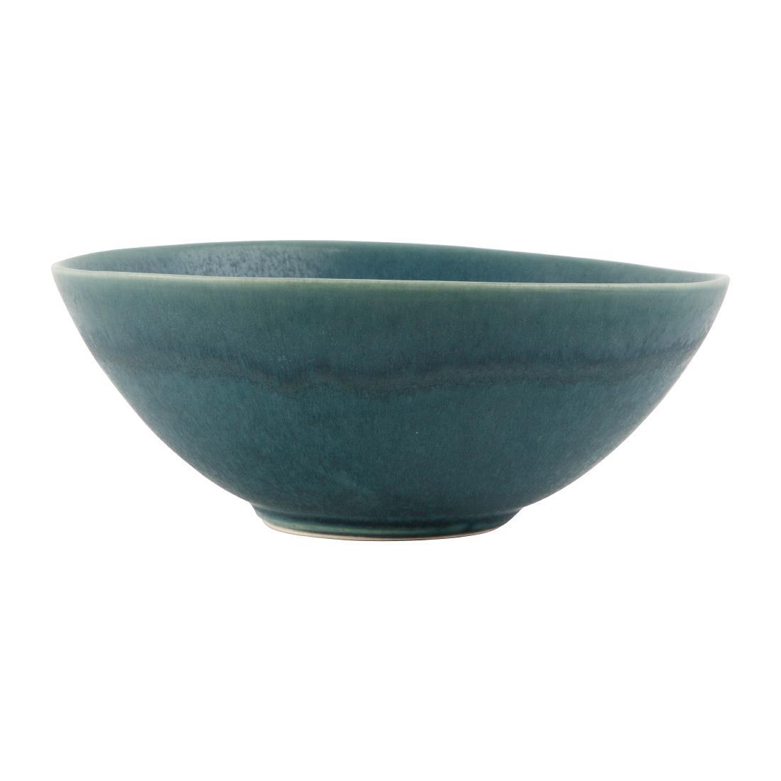 Olympia Build-a-Bowl Blue Deep Bowls 225mm (Pack of 4) - FC720  - 3