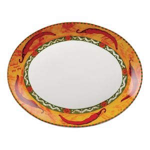 Churchill Salsa Oval Dishes 355mm (Pack of 12) - CA621  - 1