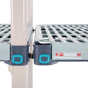 Metro Max Q Polymer Posts Shelving Add-On Kit 4 Shelves 1590x1520x610mm - DS351  - 4