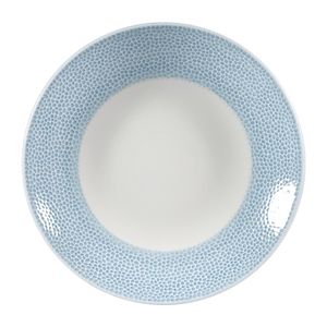 Churchill Isla Deep Coupe Plates Ocean Blue 255mm (Pack of 12) - FA685  - 1