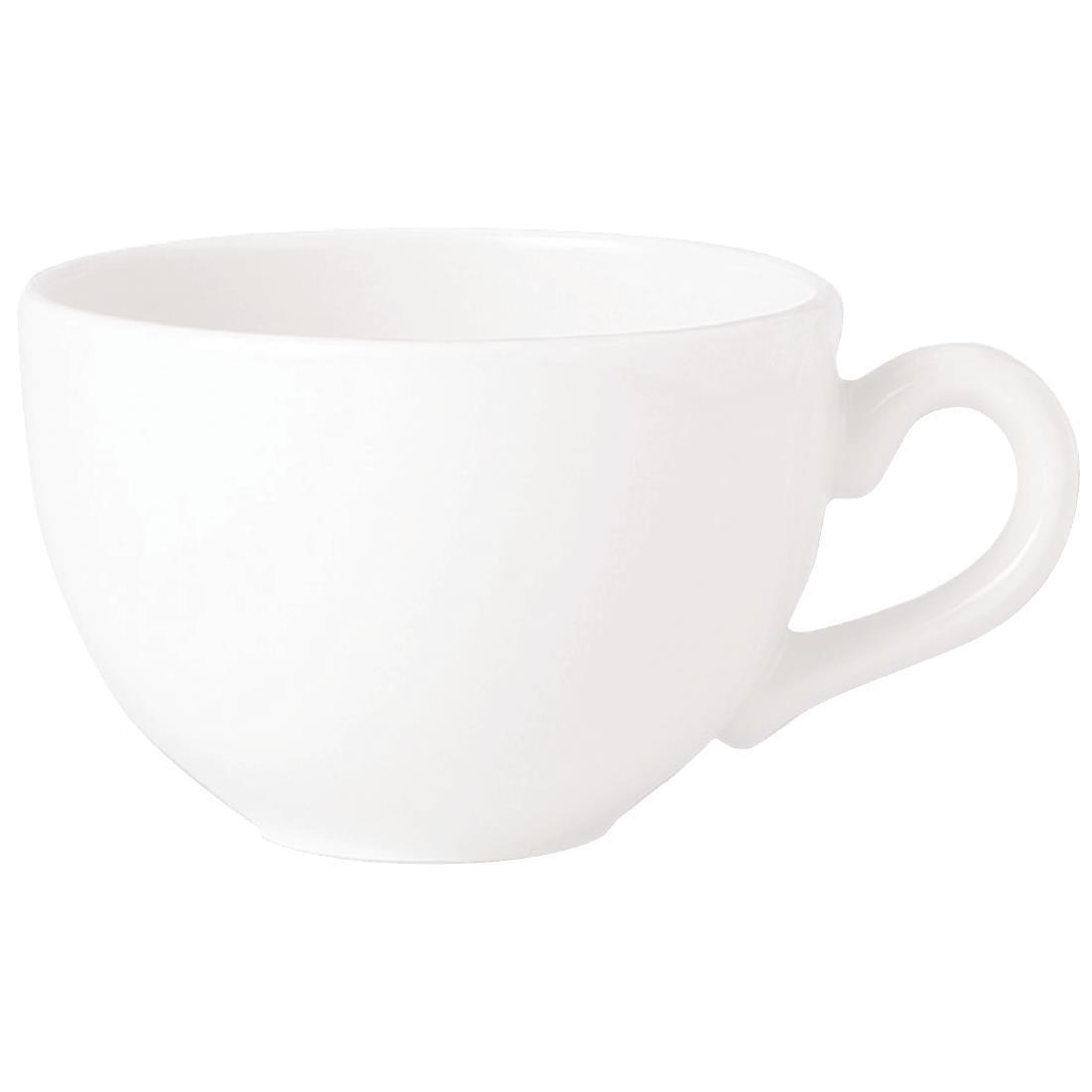 Steelite Simplicity White Low Empire Cups 340ml (Pack of 36) - V0037  - 1
