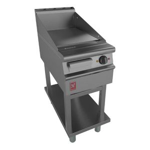 Dominator Plus 400mm Wide Ribbed Griddle on Fixed Stand E3441R - GP102  - 1