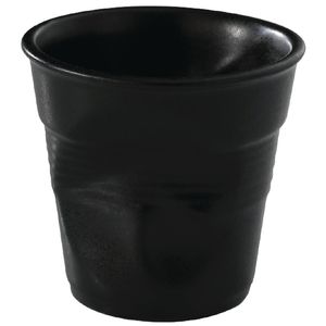 Revol Froisses Cappuccino Tumblers Black 180ml (Pack of 6) - GD265  - 1