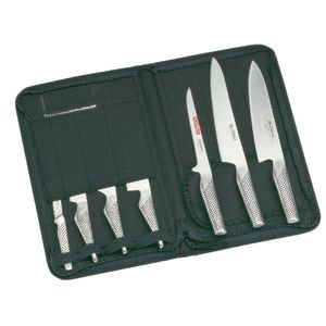 Global 7 Piece Knife Set with Case - CC390  - 1