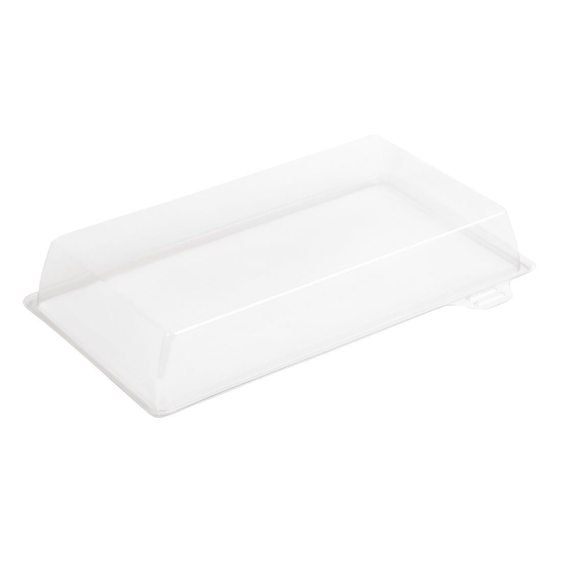 Faerch Medium Recyclable Sushi Tray Lids 165 x 110mm (Pack of 900) - FB297  - 1