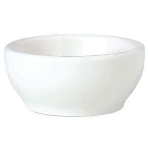 Steelite Simplicity White Butter Dishes 28ml (Pack of 36) - V0161  - 1