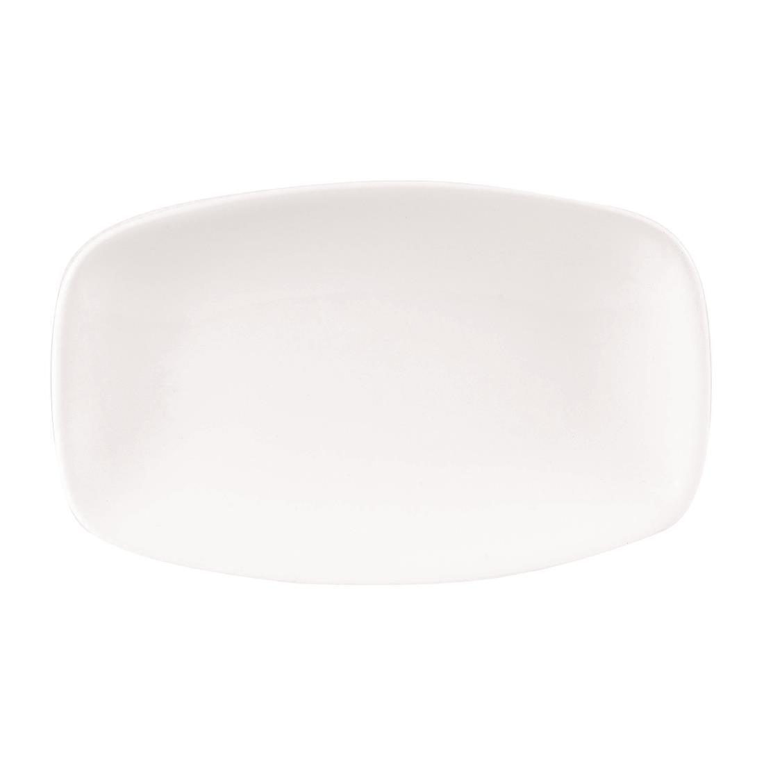 Churchill X Squared Oblong Plates White 121 x 200mm (Pack of 12) - DW345  - 2