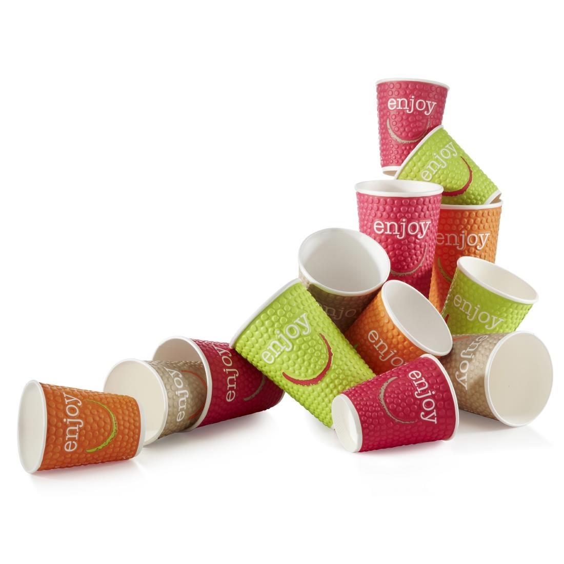 Huhtamaki Enjoy Double Wall Disposable Hot Cups 340ml / 12oz (Pack of 680) - CM574  - 9