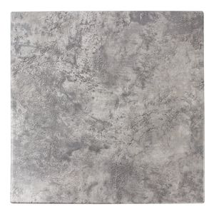 Werzalit Pre-drilled Square Table Top  Concrete 700mm - GM423  - 1