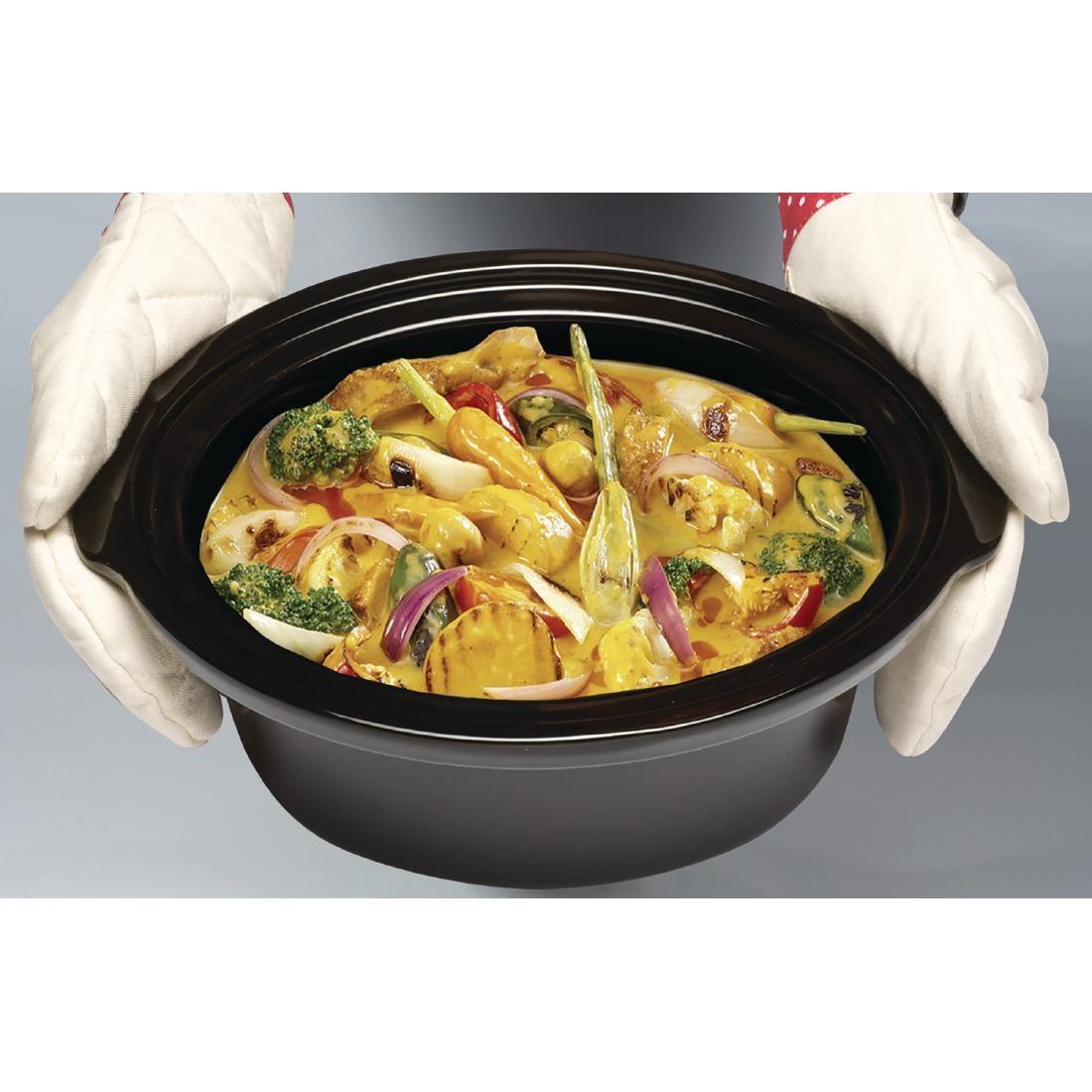 Morphy Richards Slow Cooker Brushed Steel