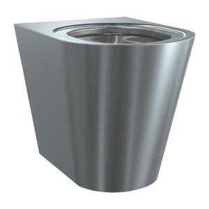 Franke Sissons Floor Stand Toilet Stainless Steel - CN393  - 1