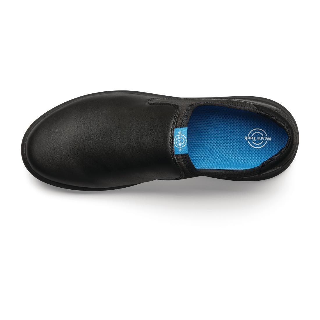 BB551 6 WearerTech Vitalise Slip On Shoe Black with Soft Insoles