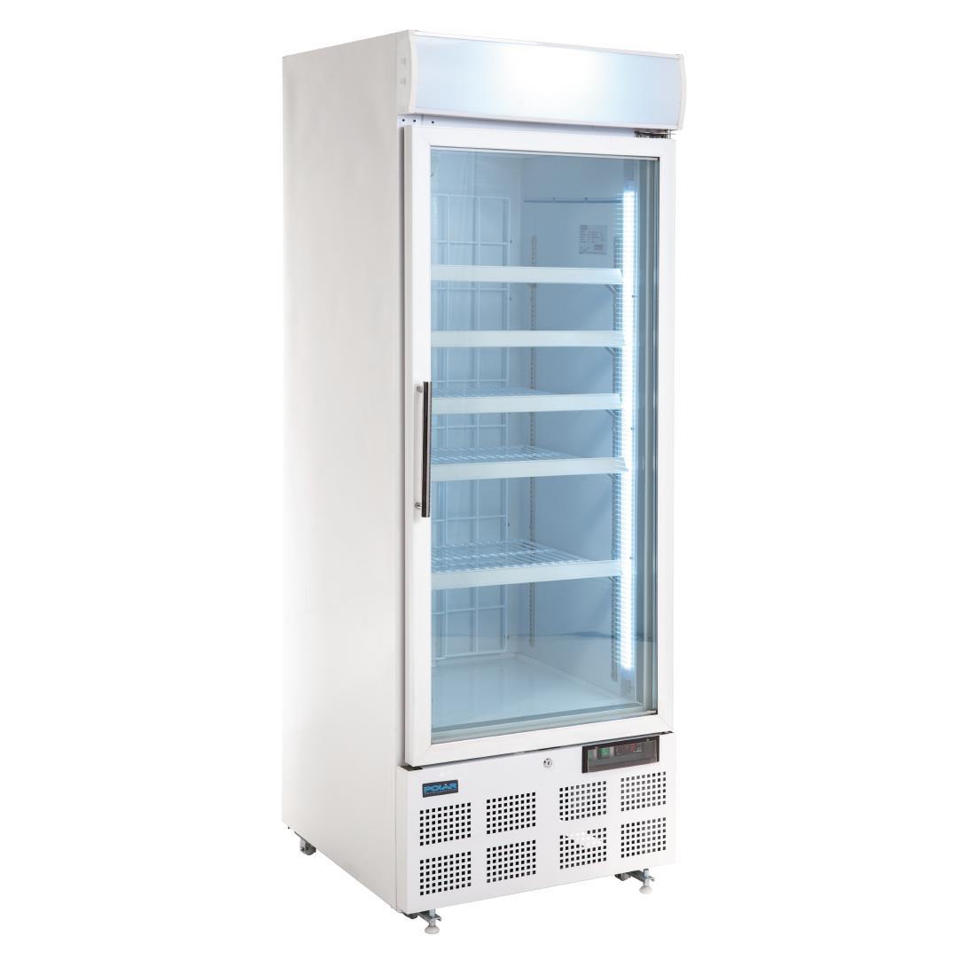 Polar G-Series Upright Display Freezer 412Ltr White - GH506  - 1