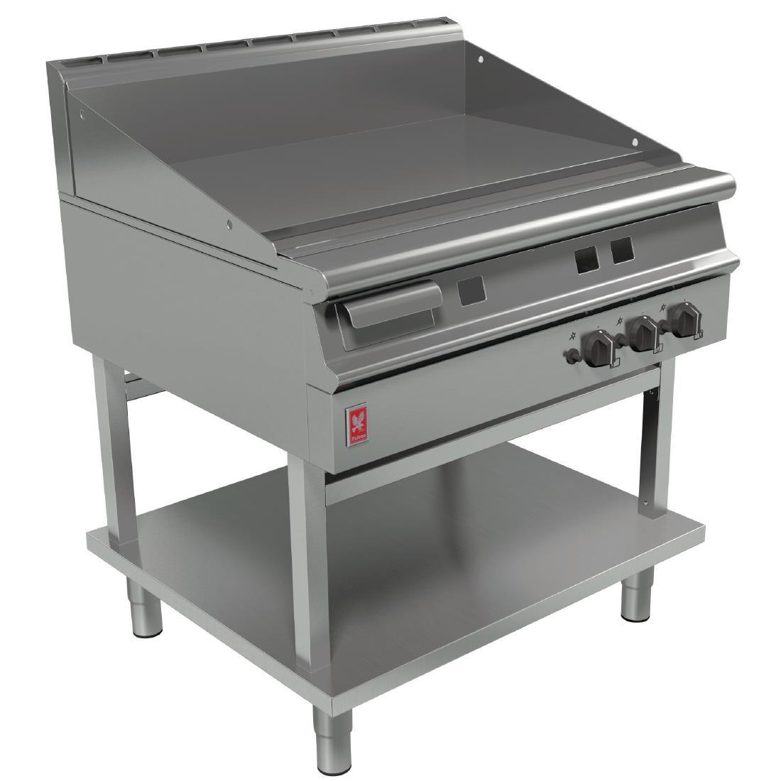 Falcon Dominator Plus 900mm Wide Smooth LPG Griddle on Fixed Stand G3941 - GP048-P  - 1