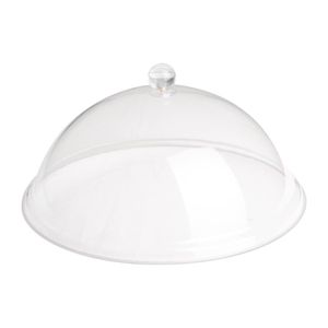 Olympia Kristallon Polycarbonate Domed Cover Clear 315(Ø) x 125(H)mm - FE470  - 1