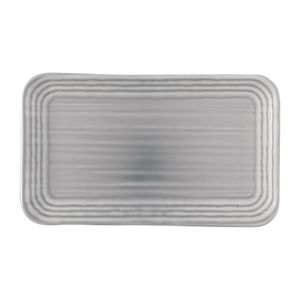Dudson Harvest Norse Organic Rect Plate Grey 269mmx160mm (Pack of 12) - FS798  - 1