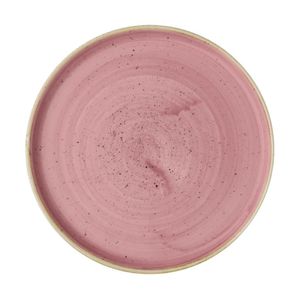 Churchill Stonecast Walled Plates Pink 220mm (Pack of 6)