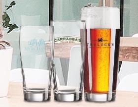 Custom Printed Branded Beer Glasses