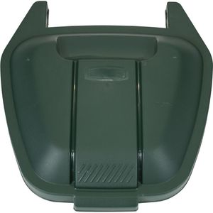 Rubbermaid Mobile Container 100Ltr Green Lid