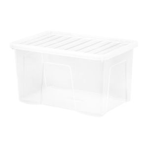 Wham Crystal Storage Box & Lid 60Ltr