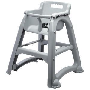 GenWare Grey PP Stackable High Chair - HCHAIR-PPG - 1