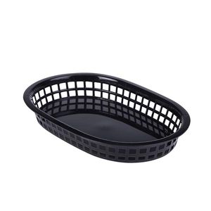 Fast Food Basket Black 27.5 x 17.5cm (Pack of 6) - FFB27-B - 1