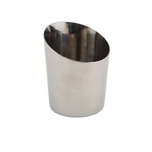 Stainless Steel Angled Cone 9.5 x 11.6cm (Dia x H) (Pack of 12) - SVCA10 - 1