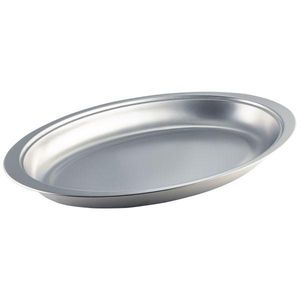 GenWare Stainless Steel Oval Banqueting Dish 50cm/20" - 12761 - 1