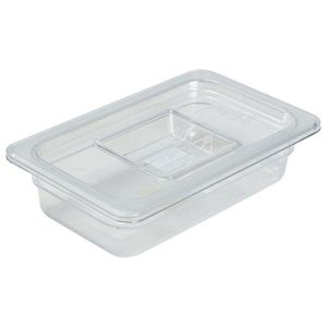 1/4 -Polycarbonate GN Pan 65mm Clear - PC14-065 - 1