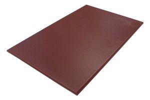 Red Cookware Cutting Board Nsf - Brown 18x12x1/2 - 10382-03