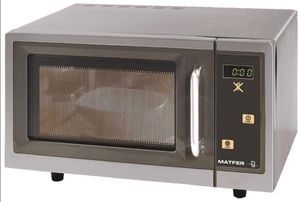 Matfer S/S Electric One Touch Microwave Oven - Standard - 240213 - 11492-01