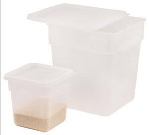 Matfer Polypro. Sq Food Container - 6L - 551106 - 11295-04