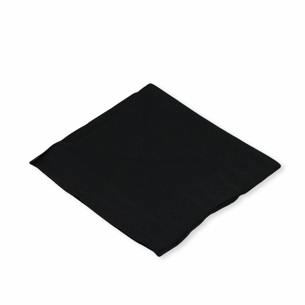 33cm 2-Ply Black Paper Napkins - 1607 - 1