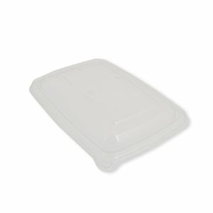 RPET Lids To Fit 600/950ml Rectangular Tray - 139915 - 1