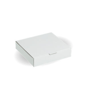 BioPak 7" White Pizza Boxes (Case of 100) - 195406 - 1