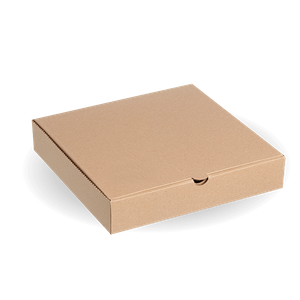 BioPak 12" Kraft Pizza Boxes (Case of 100) - BB-PB-12-K - 1