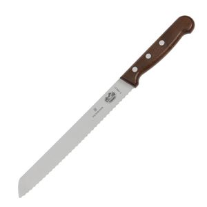 Victorinox Wooden Handled Serrated Bread Knife 21.5cm - DP582 - 1