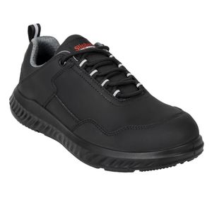 Slipbuster Recycled Microfibre Safety Trainer Matte Black 39 - BA064-39 - 1