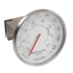KitchenAid Global Dial Oven Thermometer Black 7.62cm - DX293 - 1