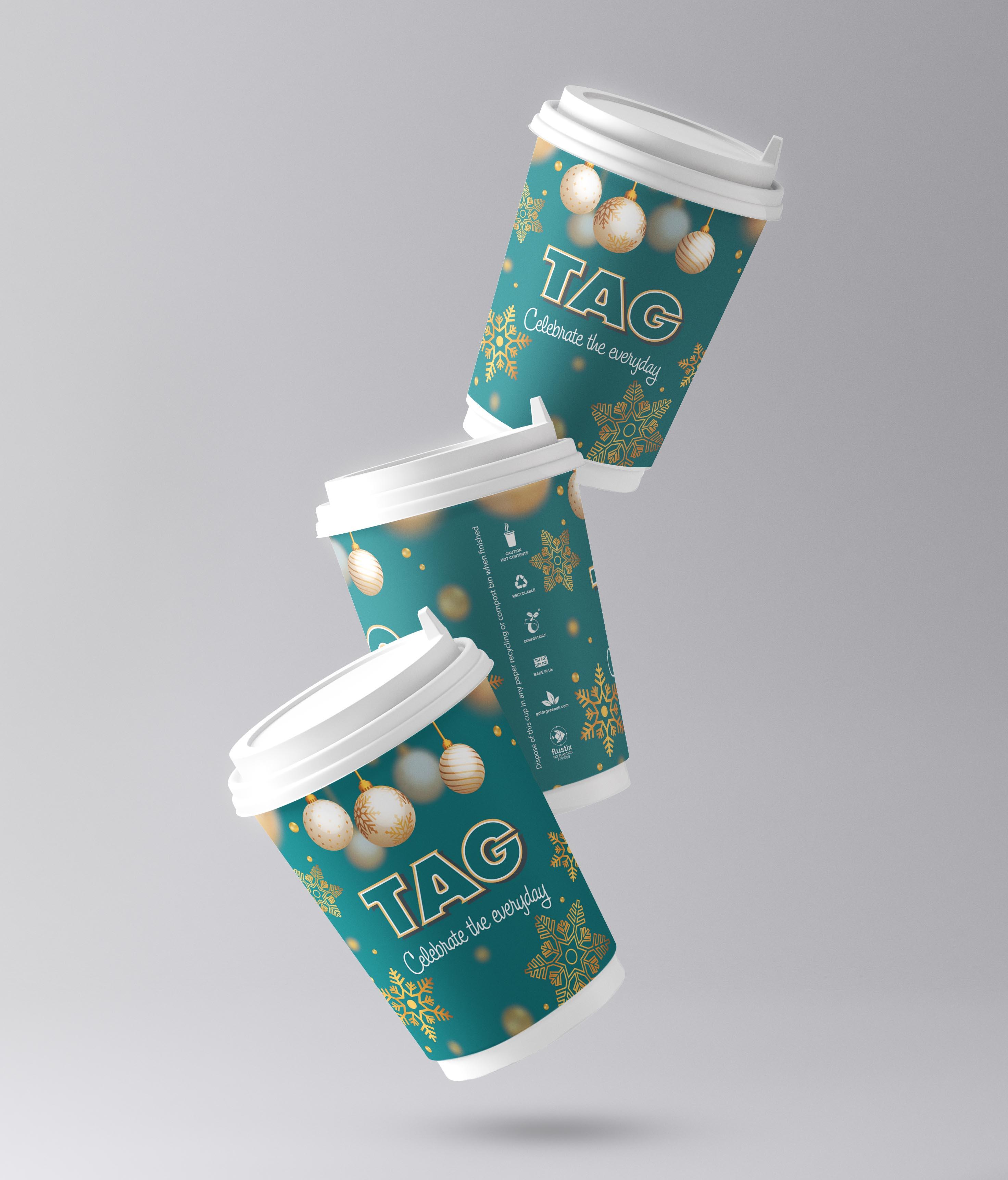 Celebrate this Holiday Season with Custom Branded, Disposable, Christmas Coffee  Cups