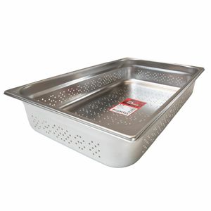 1/1 Perforated 100Mm S/S Pan - 111002 - 1