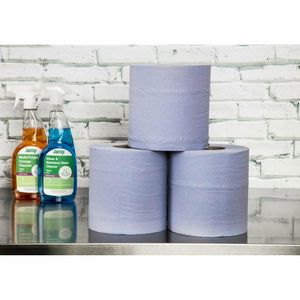 Jantex Centrefeed Blue Rolls 2-Ply 120m (Pack of 6) - DL921 - 11