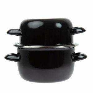 Olympia Mussel Pot Enamel Small - CF269 - 1