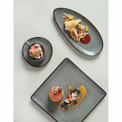 Olympia Mineral Leaf Plate 255mm (Pack of 6) - DF180 - 4